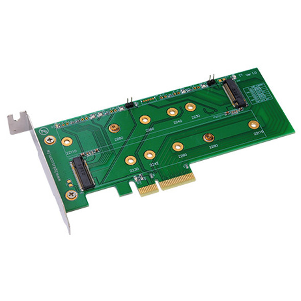 M2P4S (M.2 (NGFF) PCIe base SSD to PCIe X4 adapter)