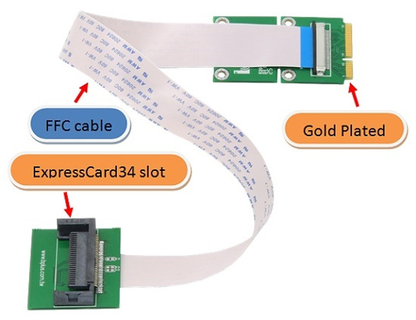 P26S-P26F (ExpressCard34 to MiniCard Extender)