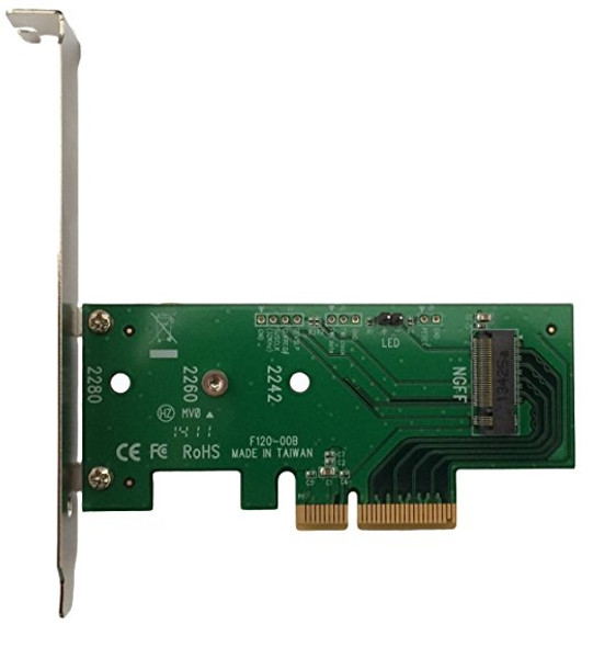 M-Factor M.2 PCIe to PCIe 3.0 x4 Adapter (support M.2 PCIe 2280, 2260, 2242)