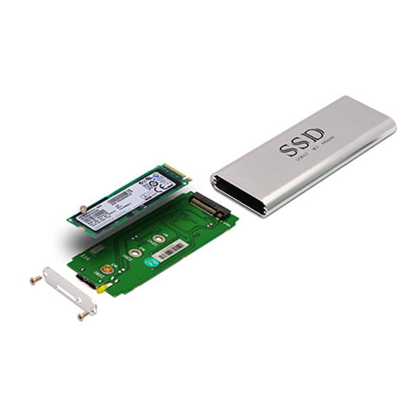 U3M2M (M.2 PCIe SSD to USB3.0 Adapter)