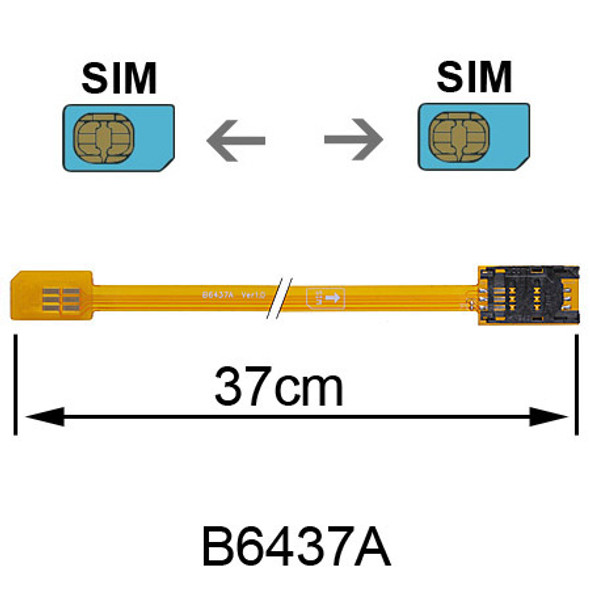 B6437A (SIM to SIM card Extender)