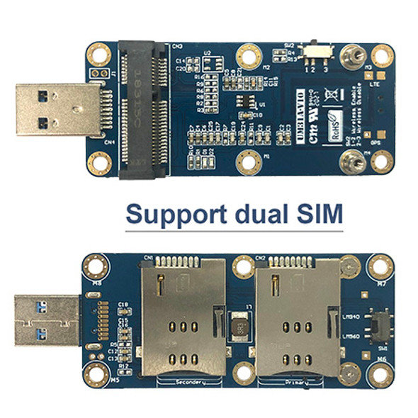 UM31A mini card Rev 2.1 4G / 5G module to USB 3.1 Adapter