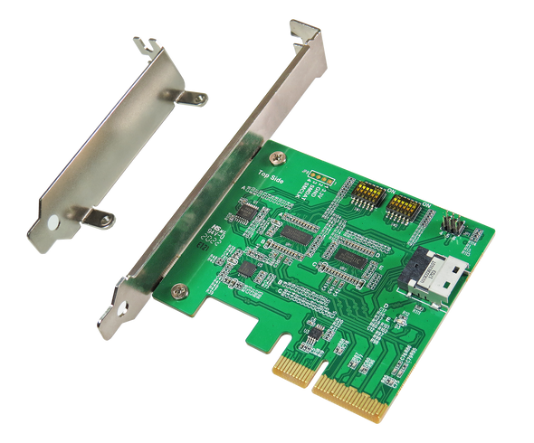 DP9402 PCIe x4 Gen4 with ReDriver to SlimSAS 4i (SFF-8654) AIC