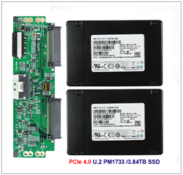 PC895A (SLIMSAS 8I TO U.2 (SFF-8639) SSD DUAL PORT ADAPTER)