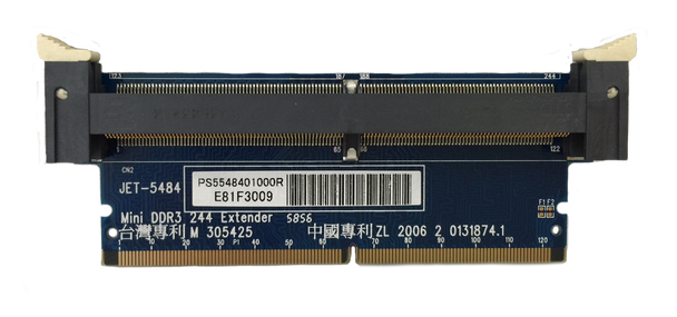 JET-5484 (DDR3 244pin Mini DIMM Extender)