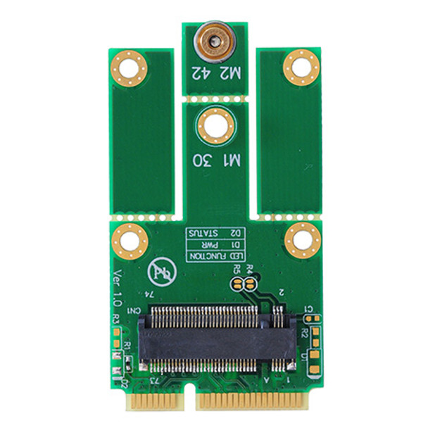 M2MP1-A / M2MP1-E (M.2 NGFF to Mini PCIe (PCIe+USB) Adapter) 