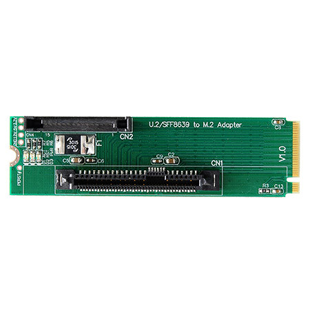 M2F (U.2 / SFF-8639 to M.2 Adapter) - M-FACTORS Storage