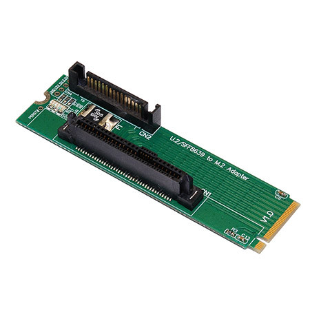 fuwafuwa② M2F (U.2 / SFF-8639 to M.2 Adapter) - M-FACTORS Storage