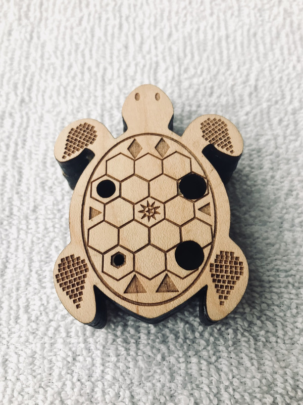 Turtle Wooden ocarina Flute