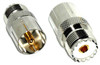 UHF Male (PL-259) to UHF Female 'SO-239' Quick Connector 