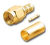 SMA Gold Plated Straight Male (Plug) Captive Contact For RG-58/U 