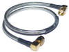 13" Long - SMA Male to SMA-Male Elbow RG-402 Semiflex Coax Cable 