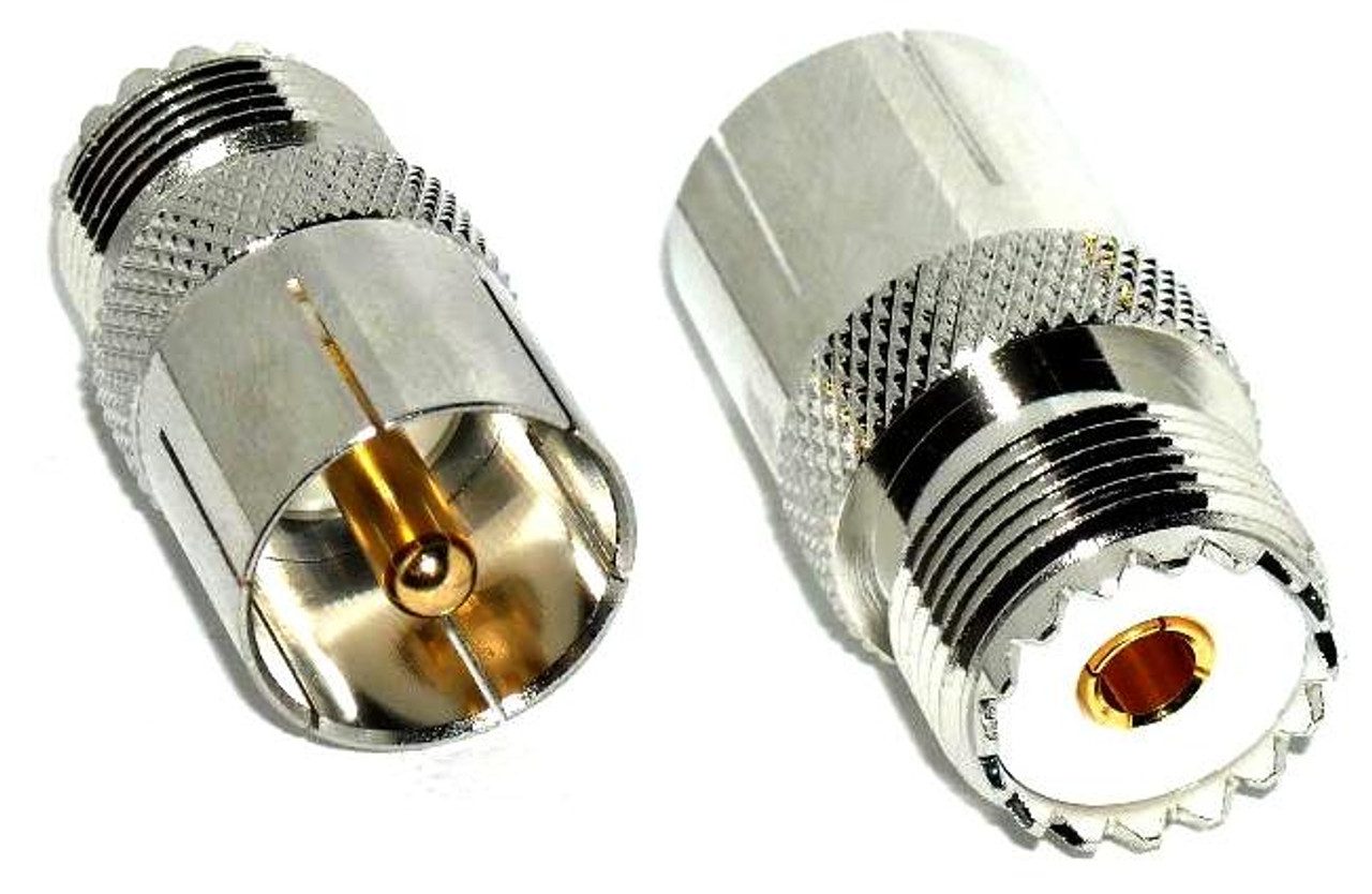 Uhf Male Pl 259 To Uhf Female So 239 Quick Connector Tps 7530