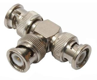 BNC All Male Tee 'T' Coaxial Adapter BNC7376