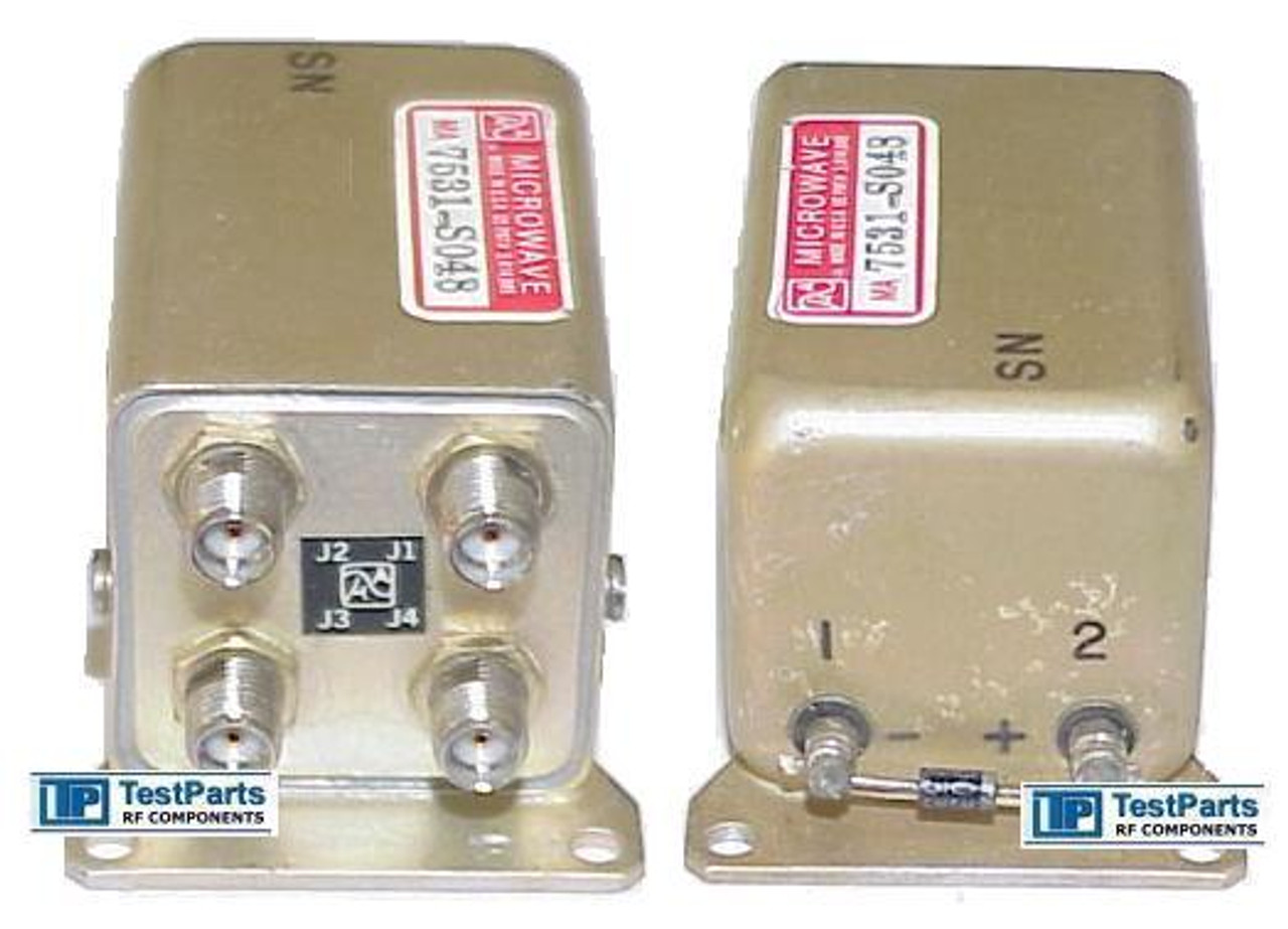 Microwave Associates DPDT Transfer Coaxial Switch Relay TPS3738