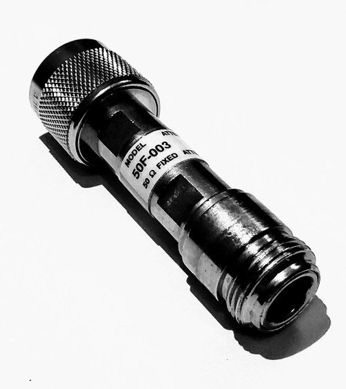 JFW 50F003 3 dB Fixed Coaxial Attenuator 1Watt TPS04006