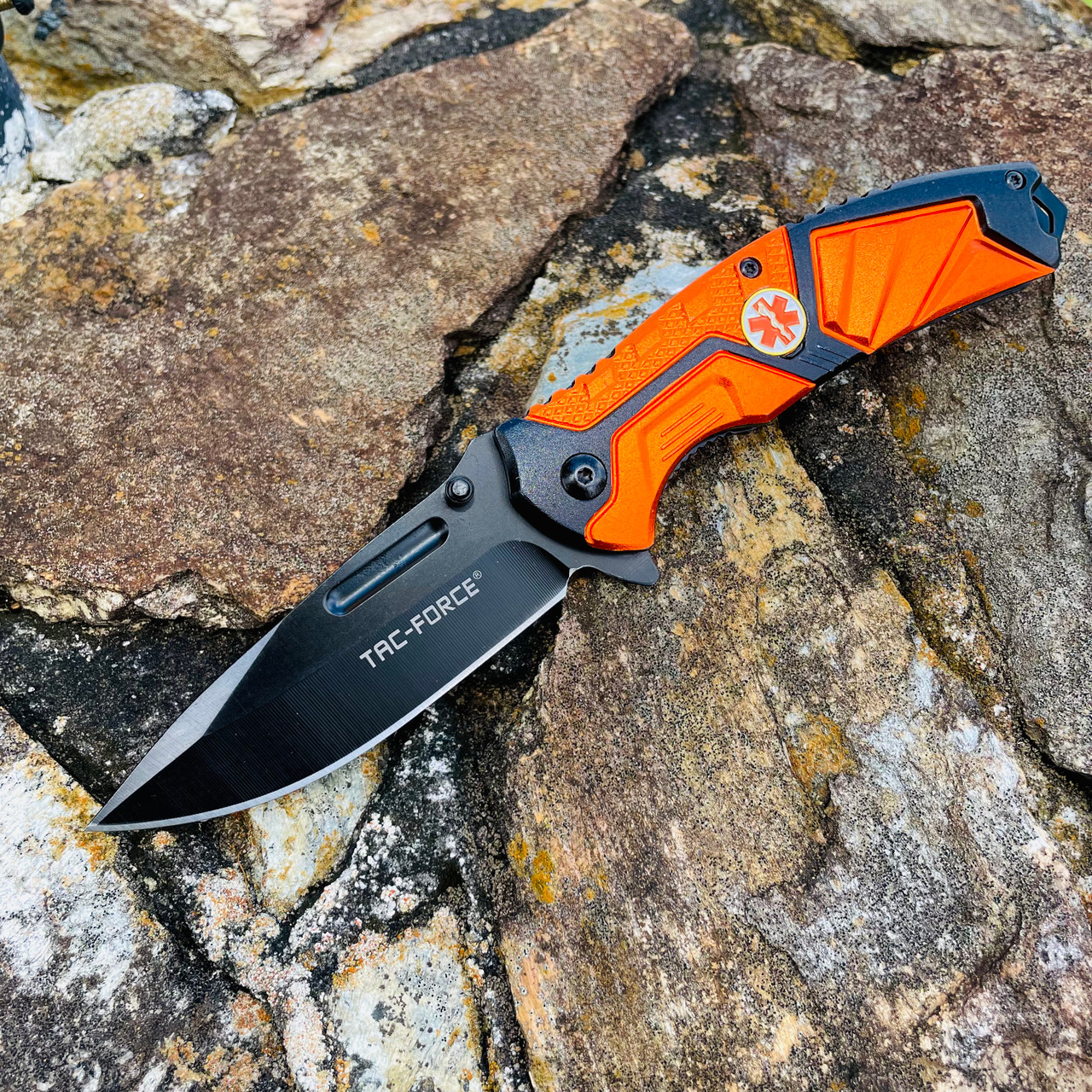 Tac Force Spring Assisted Firefighter Knife (TF-637) 