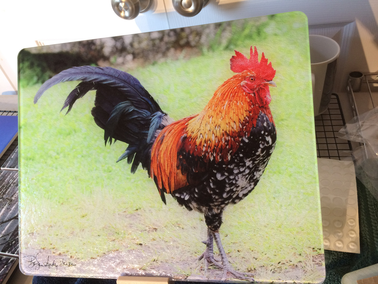 Cutting board - Rooster