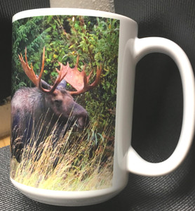 Moose Large Coffee Mug 15 Oz