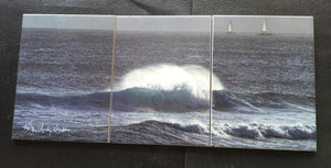 The Wave Tile Mosaic - 3 - 6 x 8 in Tiles (8 in x 18 in)