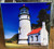 Ceramic Tile - Heceta Head Light (Vertical) on the Oregon Coast 4.25 in x 4.25 in
