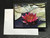 10 Red Water Lily  Blank Note Cards