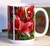 Red Asian Lily Art Large Coffee Mug 15 oz