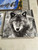 Decorative Tile - Wolf (Black & White) 8 in x 8 in