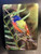 Painted Bunting Glass Cutting Board 7.75in  x 10.75in