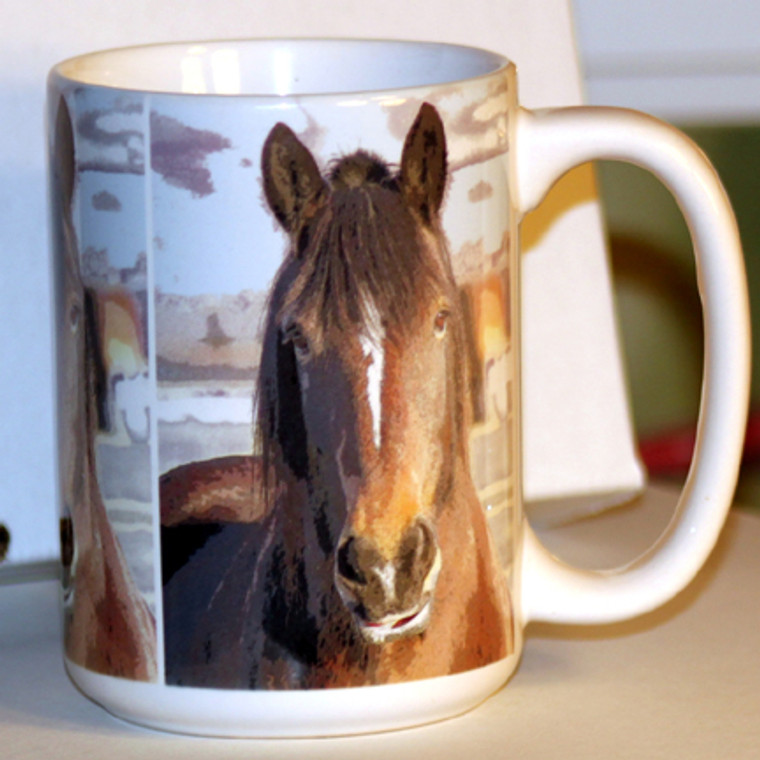 Smiley - Horse - Large Coffee Mug 15 oz