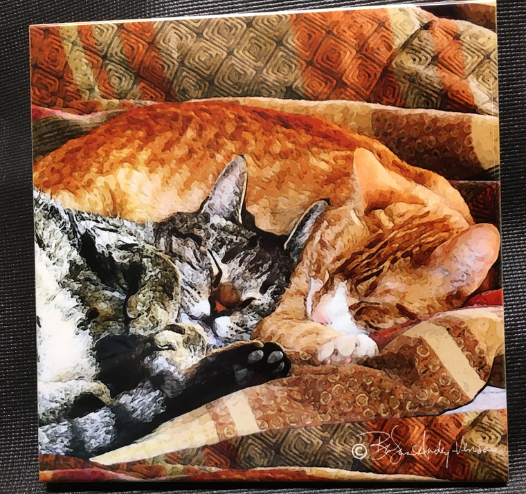 Decorative Tile - Best Friends 8 In x 8 In