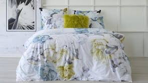 Peony Blue Quilt Cover Set