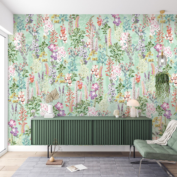 Flourish Wallpaper - Sage