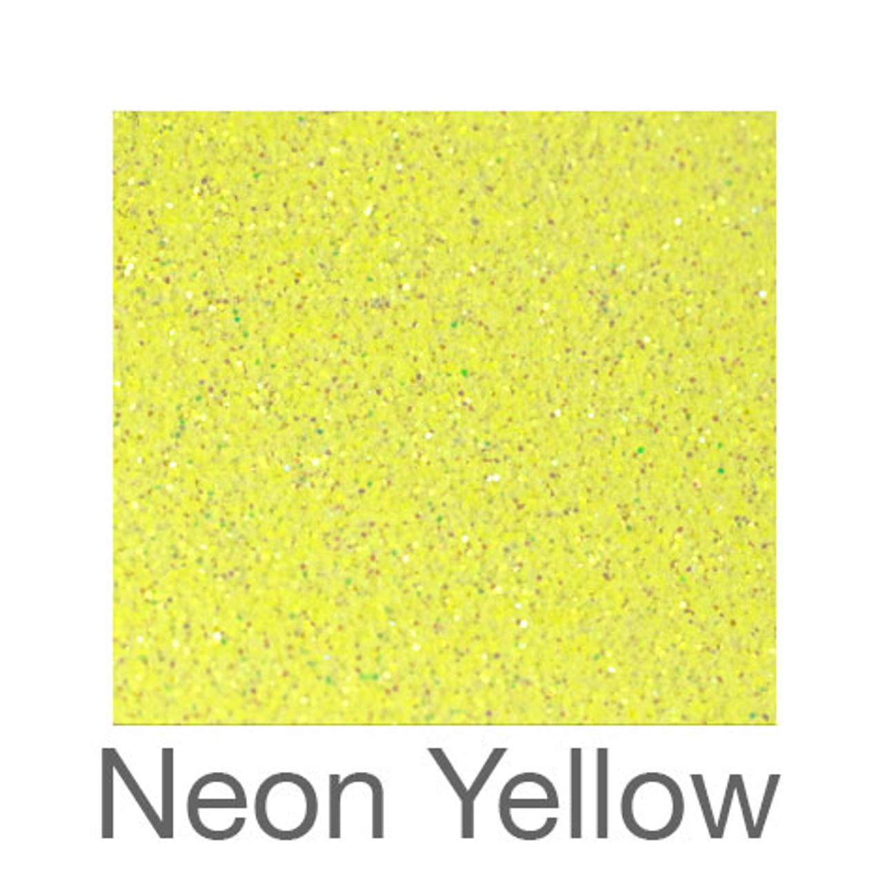 Neon Yellow Glitter