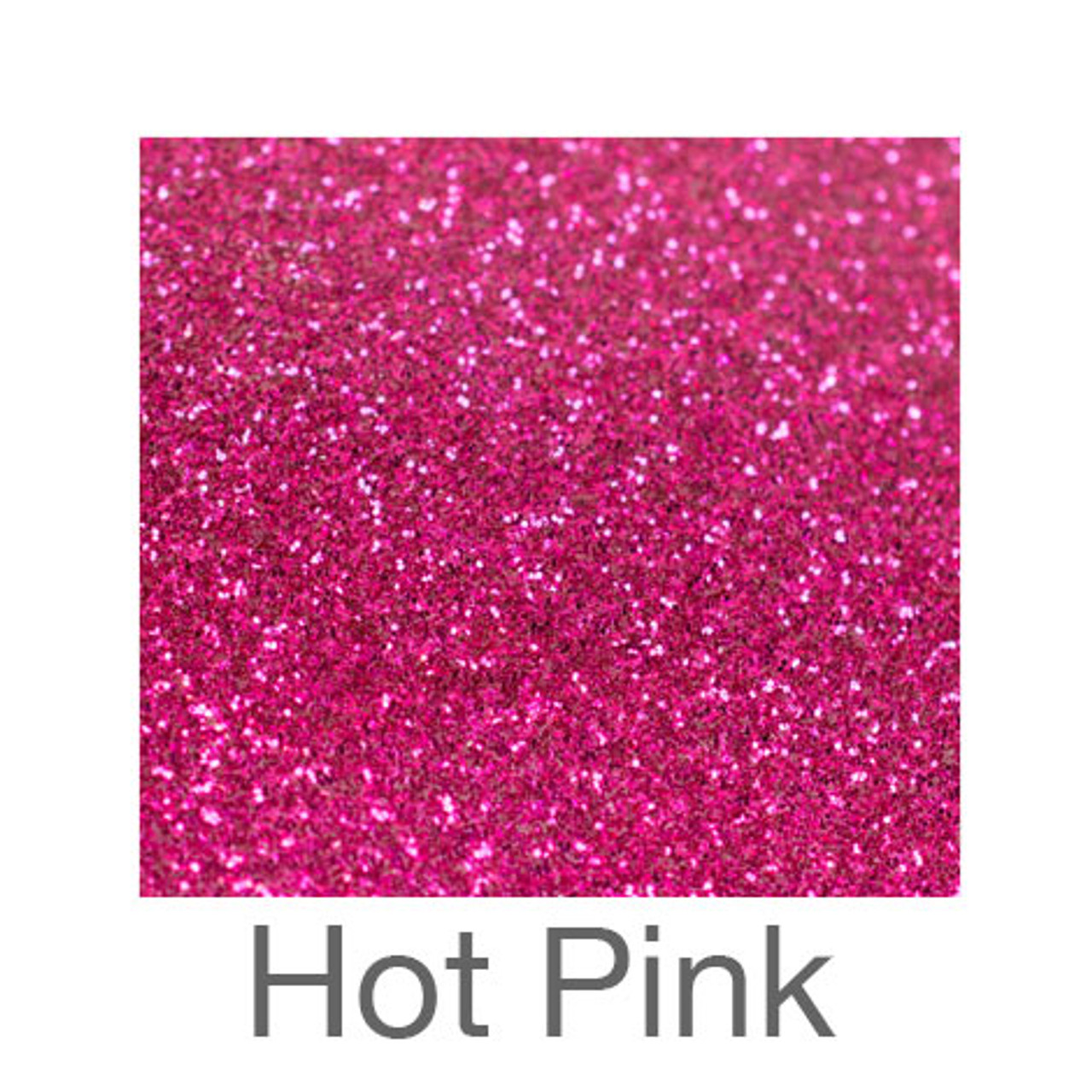 Hot Pink - Glitter - 12 x 20