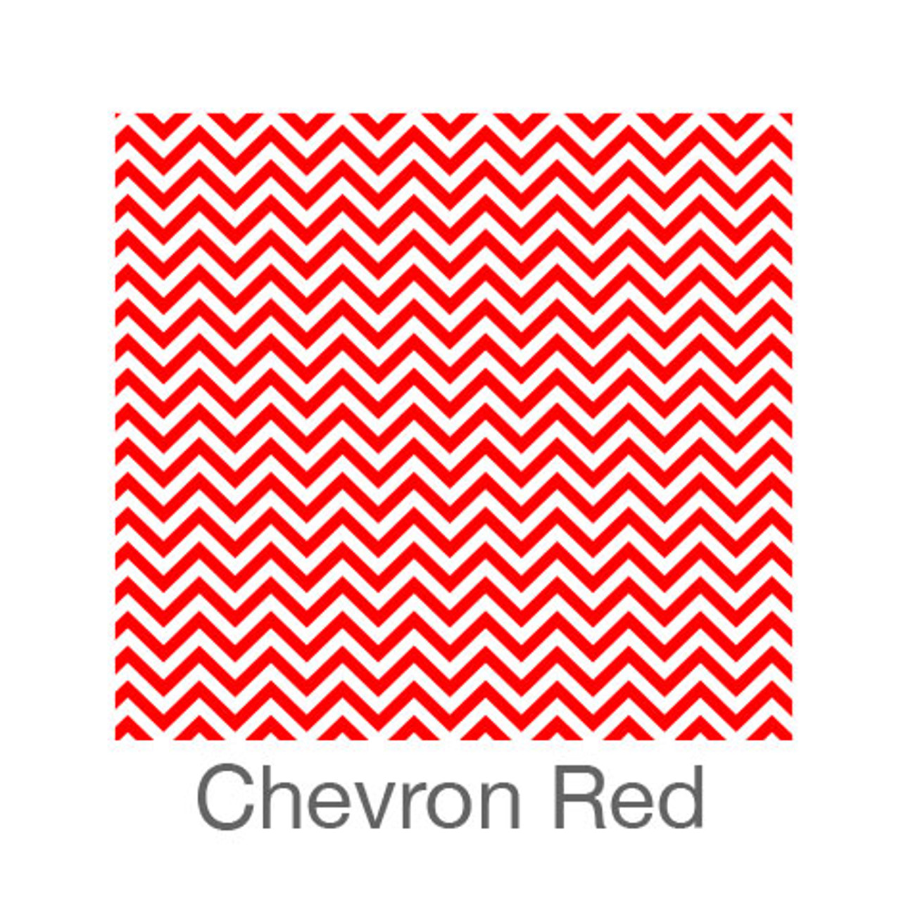 Printed Pattern - Chevron Red - Heat Transfer Vinyl