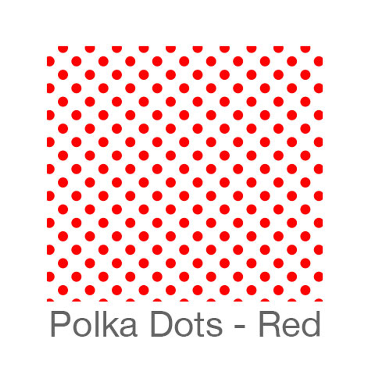 12x12 Patterned Heat Transfer Vinyl - Dots - Red