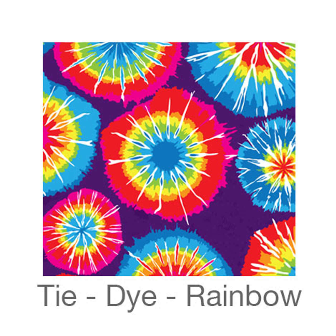 Rainbow Tie dye HTV or adhesive pattern