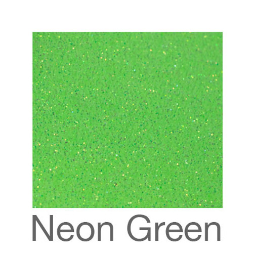 Glitter *Neon & White*-9"X12"-Neon Green