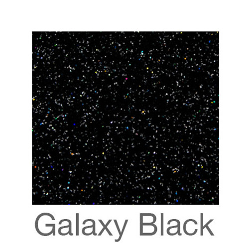 Glitter-9"x12"- Galaxy Black