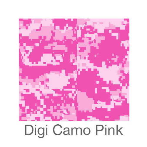 12"x12" Permanent Patterned Vinyl - Digi Camo Pink