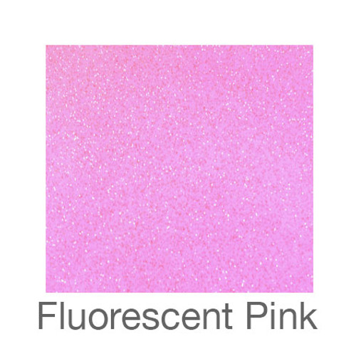 Adhesive Glitter -12"x12"- Fluorescent Pink