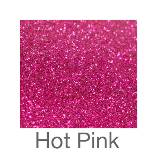 Glitter -12"x5ft. Roll-Hot Pink