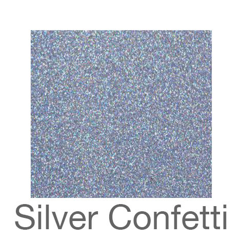 12 Confetti Siser Glitter Heat Transfer Vinyl (HTV)