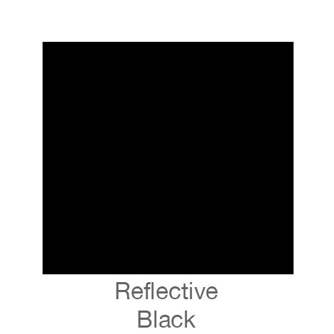 RK-99B Do-It-Yourself Reflective Sheet Kit: Two 8x11 sheets of 3M Black  reflective vinyl, shines back bright white at night..