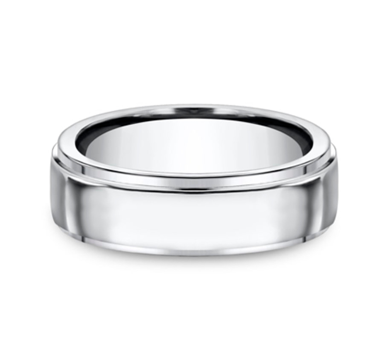 7.00 mm Cobalt Chrome High Polish Wedding Ring - Size 10