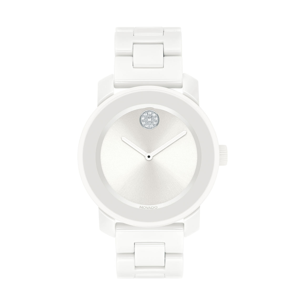 Movado 36MM BOLD Ceramic White Women's 