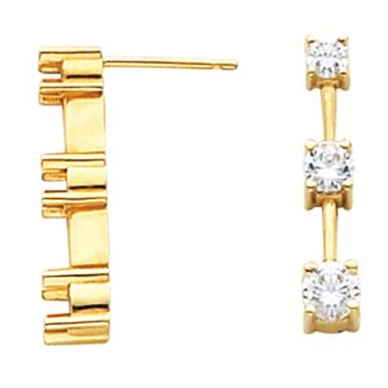 Tillie Lab Grown Diamond Stud Earrings