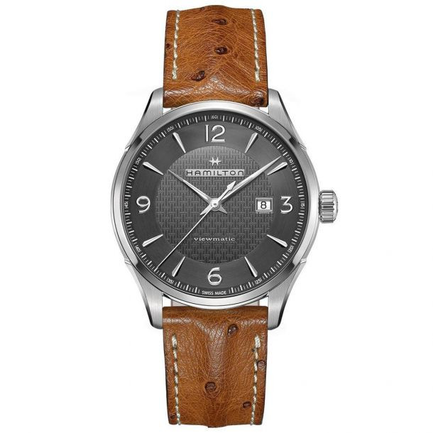 Hamilton 44MM Jazzmaster Viewmatic Auto Grey Men