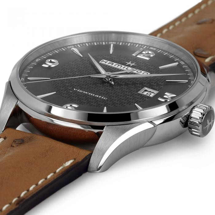 Hamilton 44MM Jazzmaster Viewmatic Auto Grey Men
